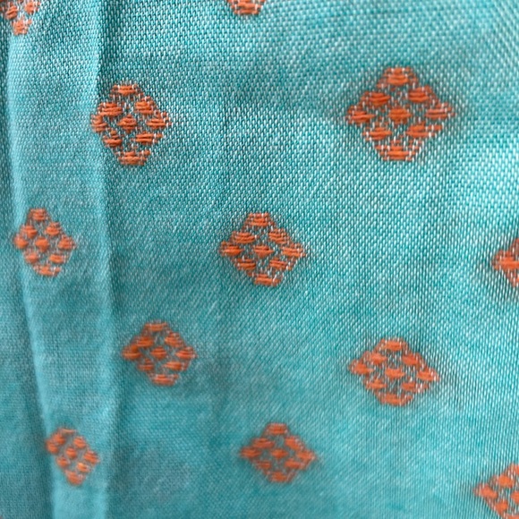 Mi Golondrina | Maria Turquesa Naranja Short Dress - Picture 6 of 7